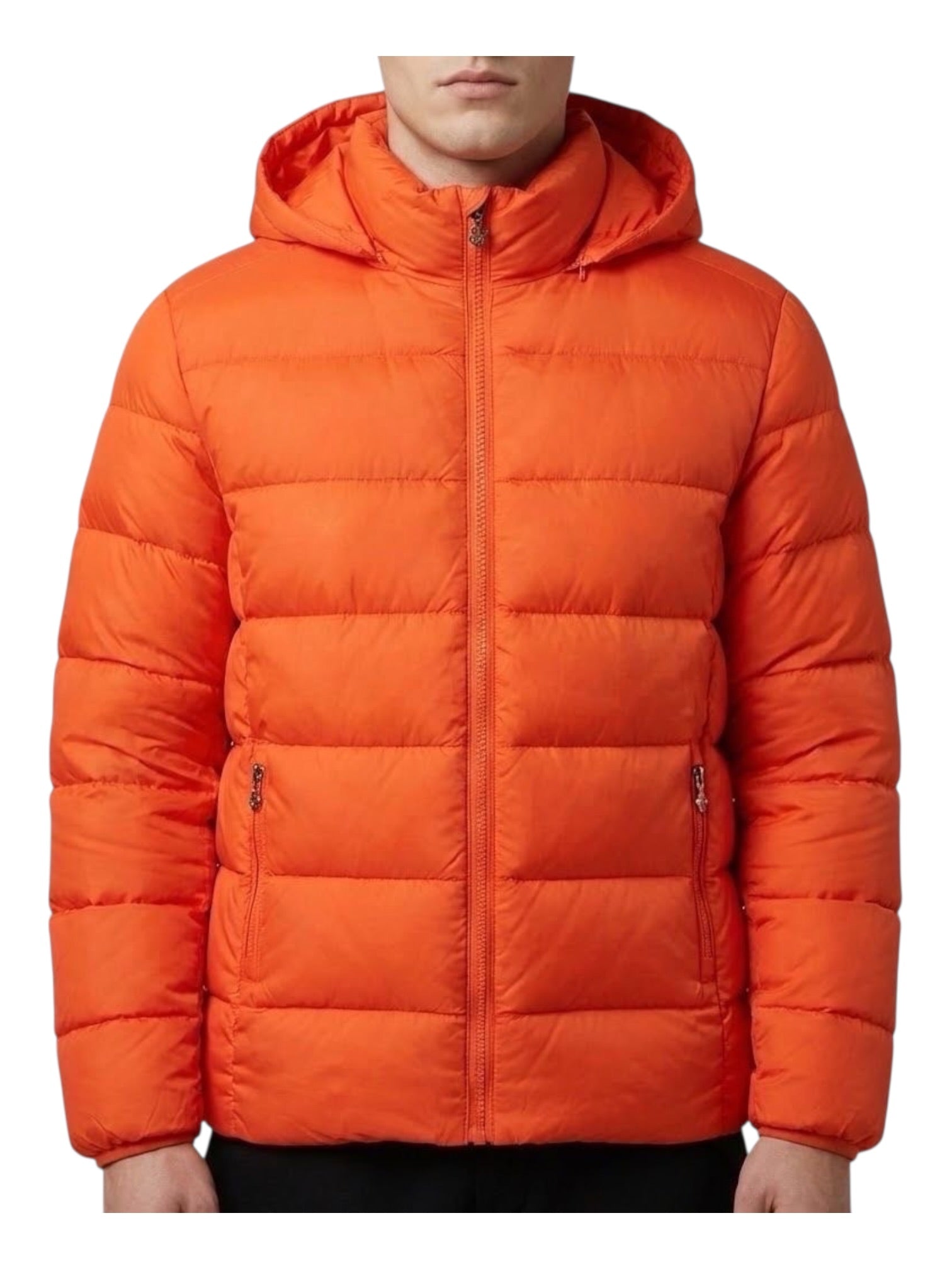 Giubbini uomo zip e cappuccio calibrato