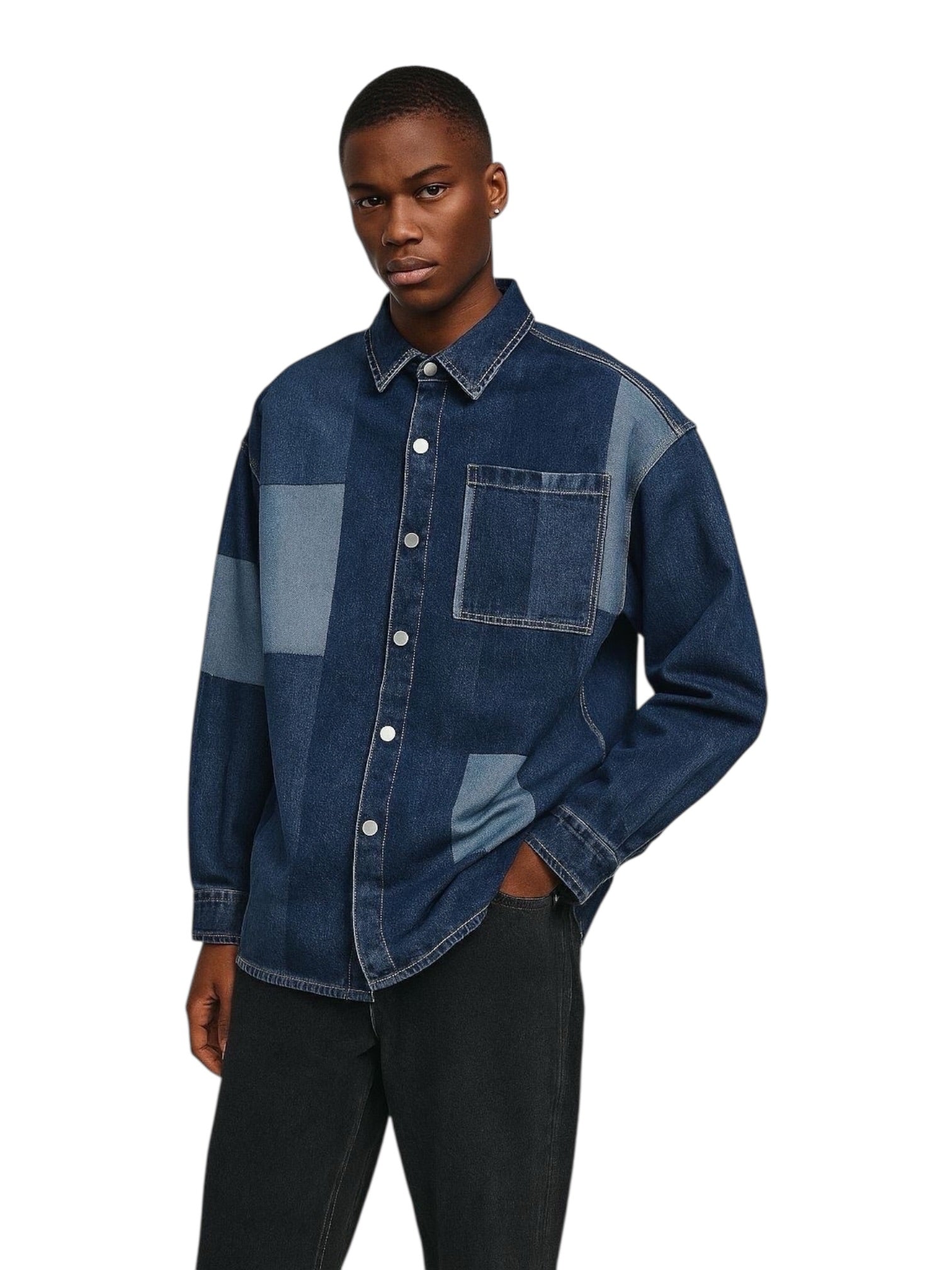 Giacca di jeans con bottoni