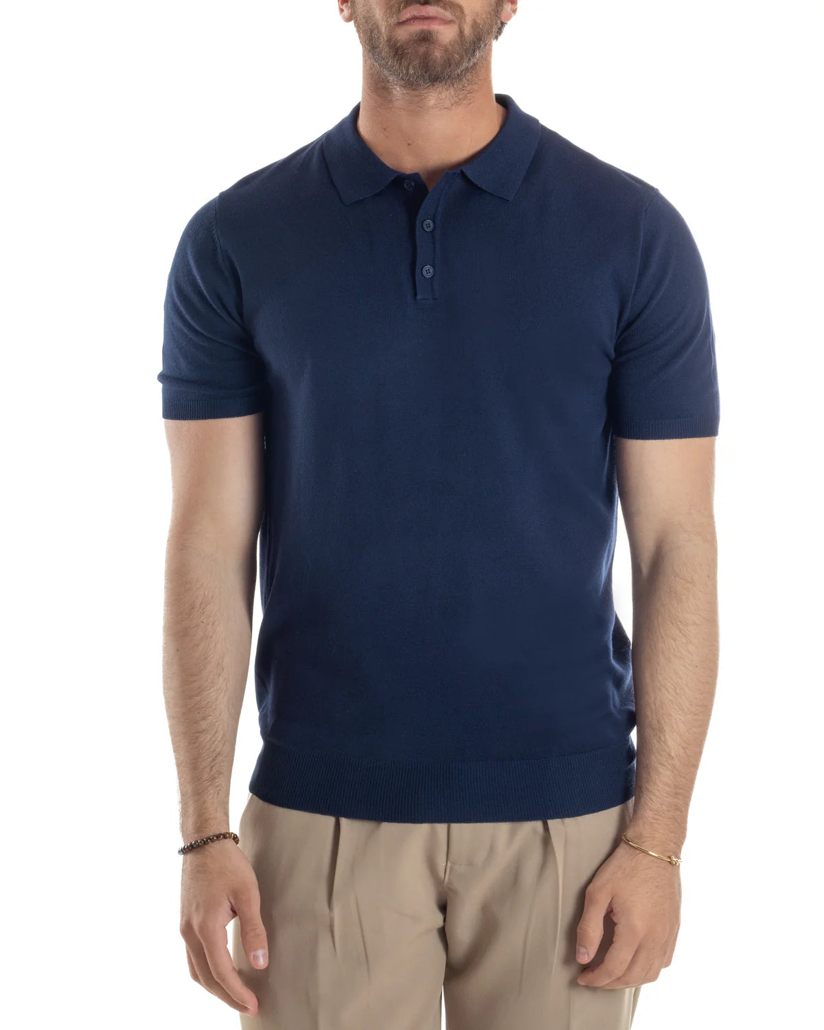 Polo in filo morbida e comoda J689