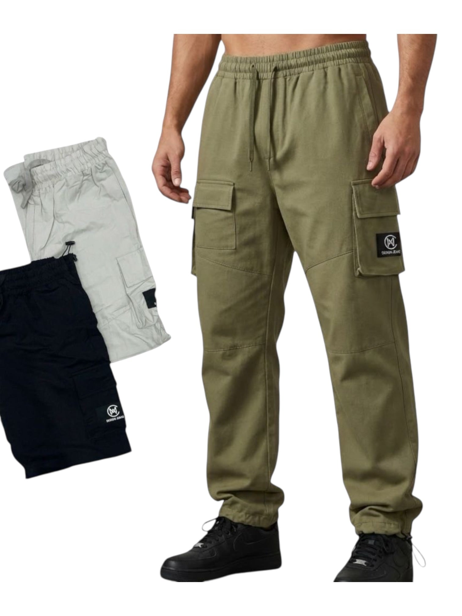Pantalone cargo comodo