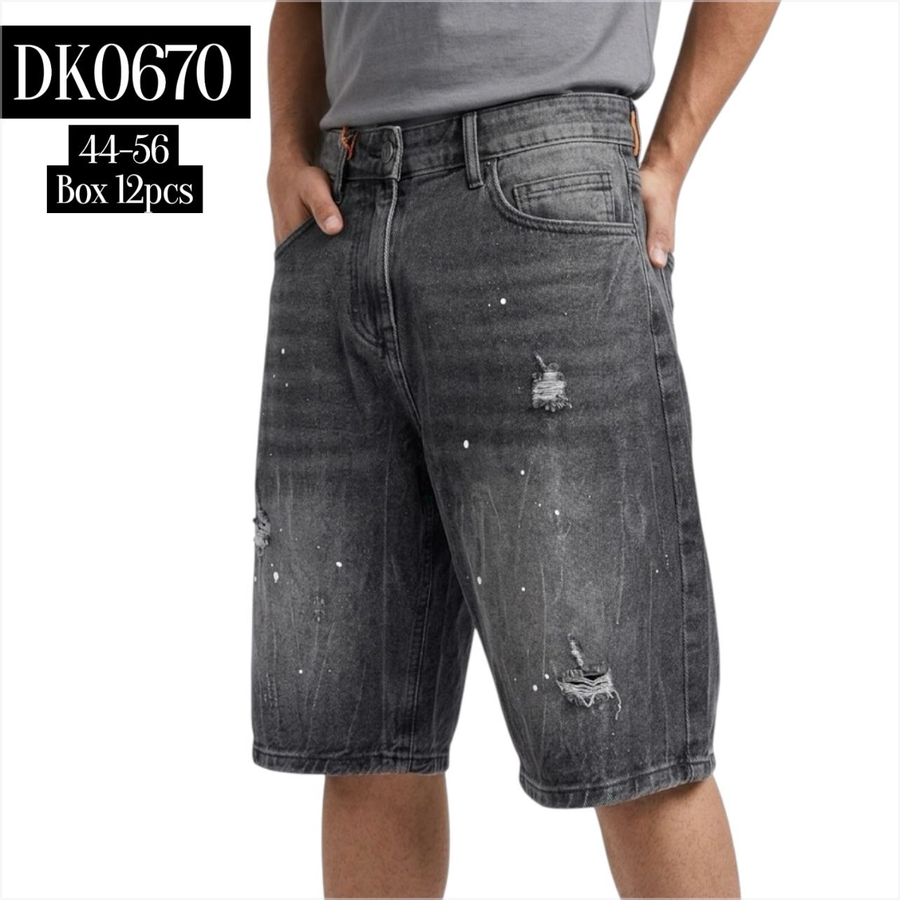 Bermuda jeans baggy fit 3