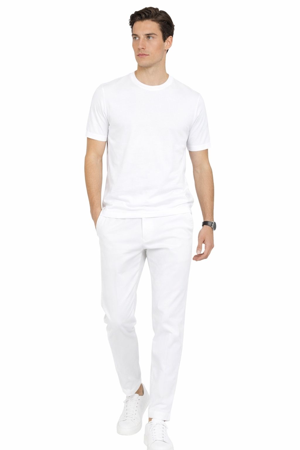 T shirt in filo morbida e comoda J688