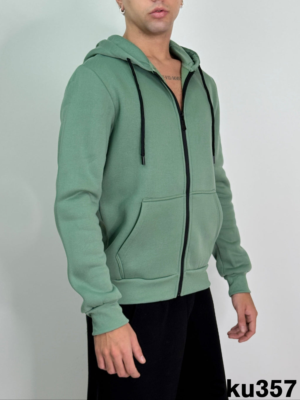 Felpa zip felpata POLK