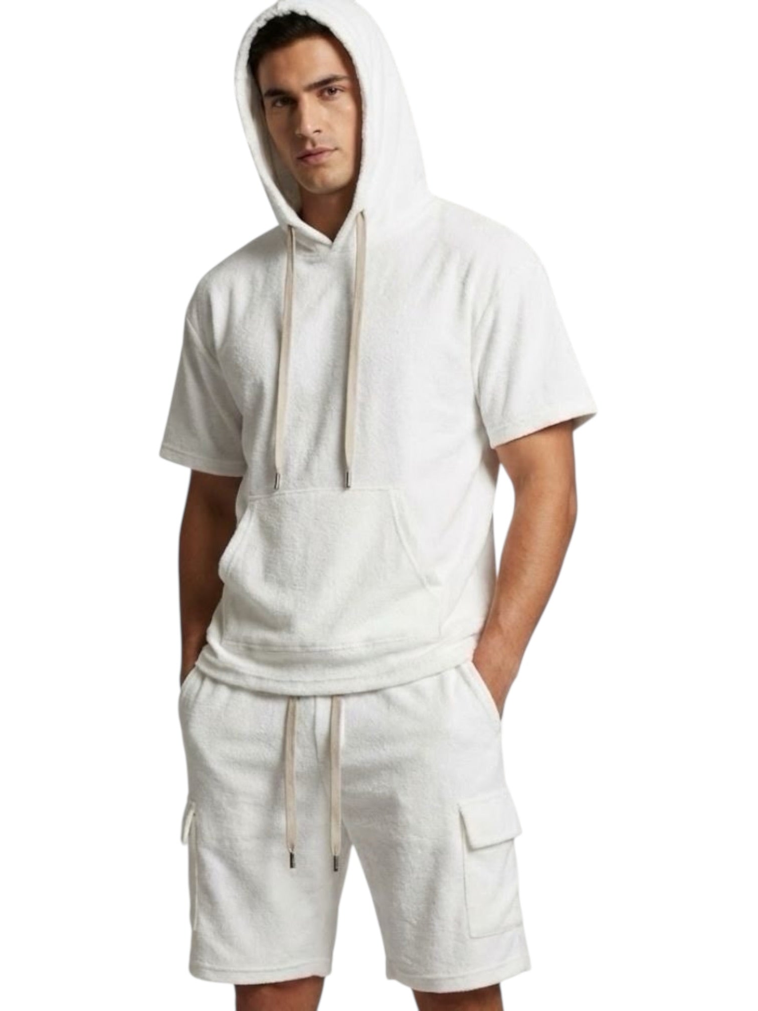 Completo estivo cotone con tasconi