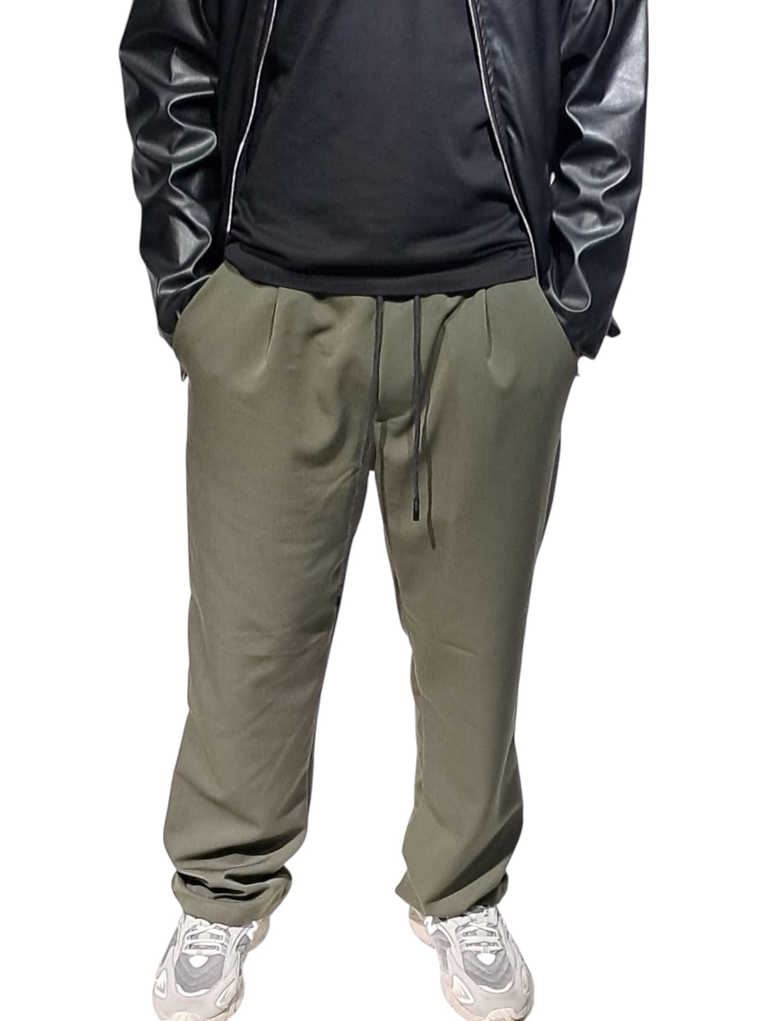 Pantalone basic con laccio