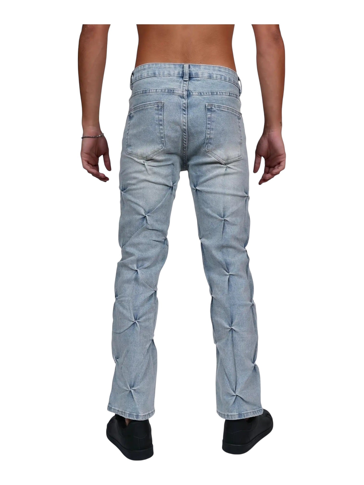 Jeans cotone elastico morbido azzurro