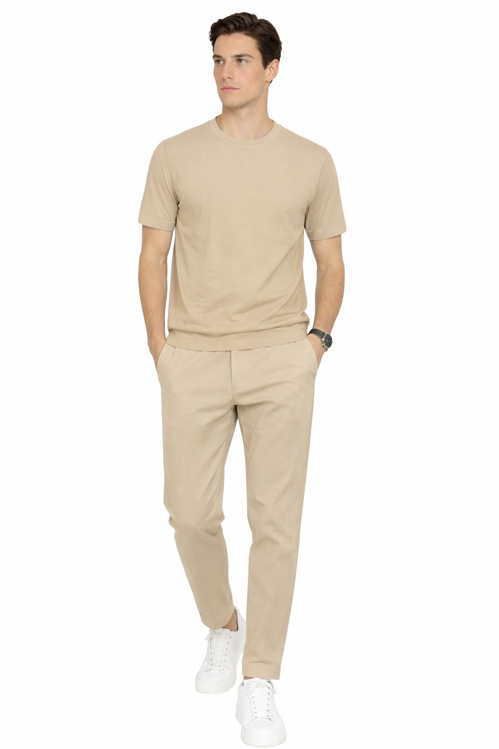 T shirt in filo morbida e comoda J688