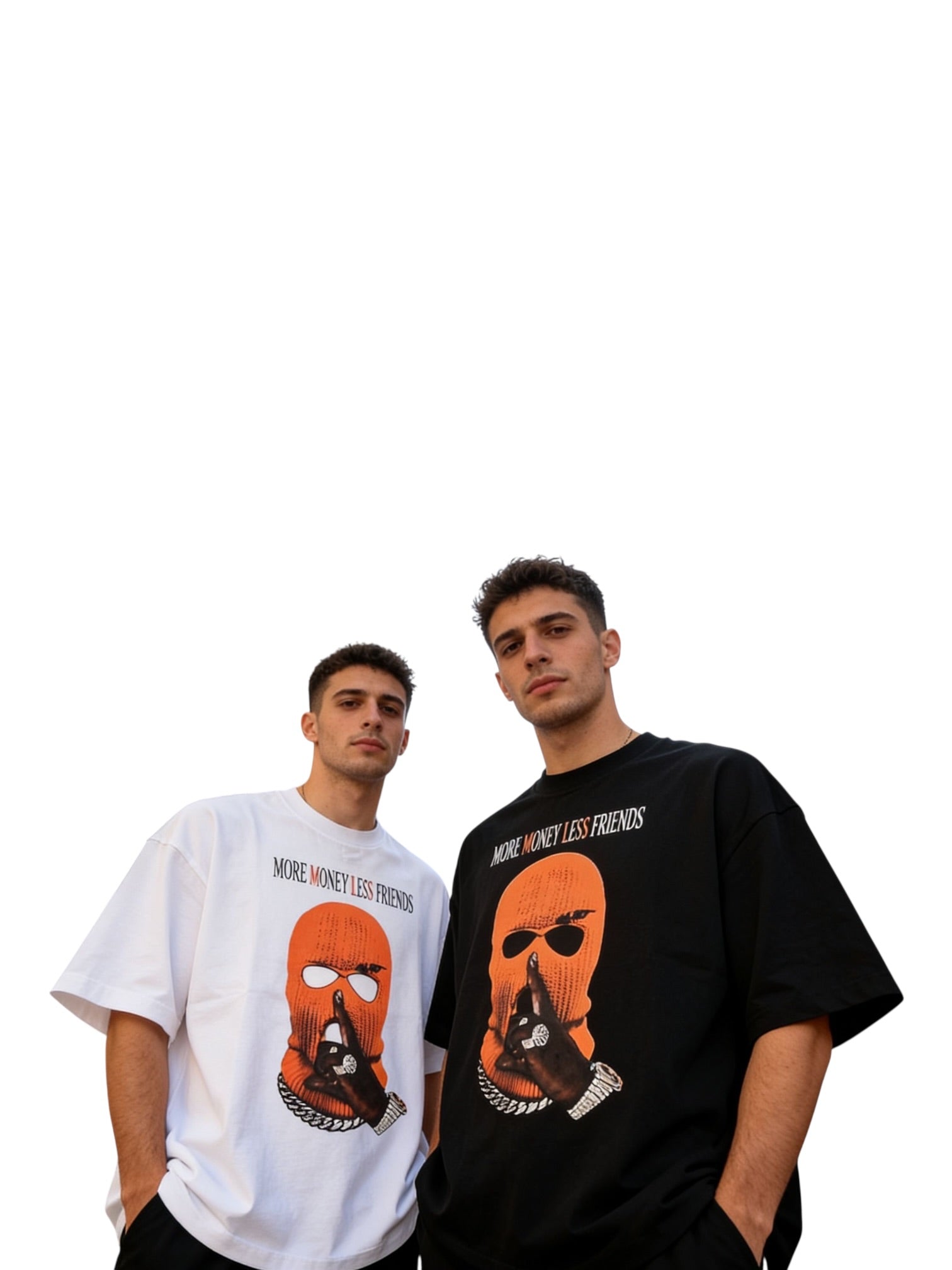 Maglia in cotone oversize con stampa 52