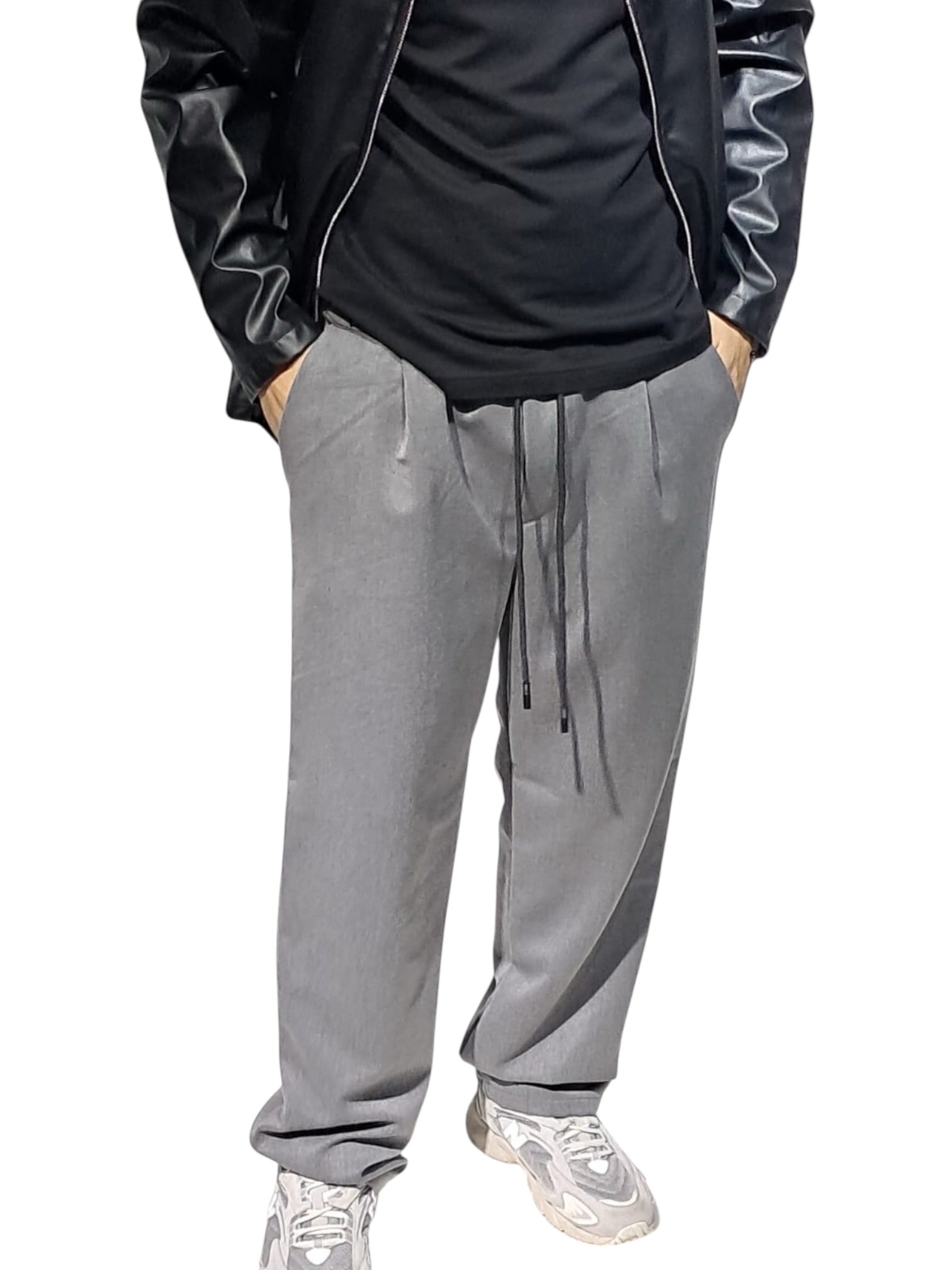 Pantalone basic con laccio