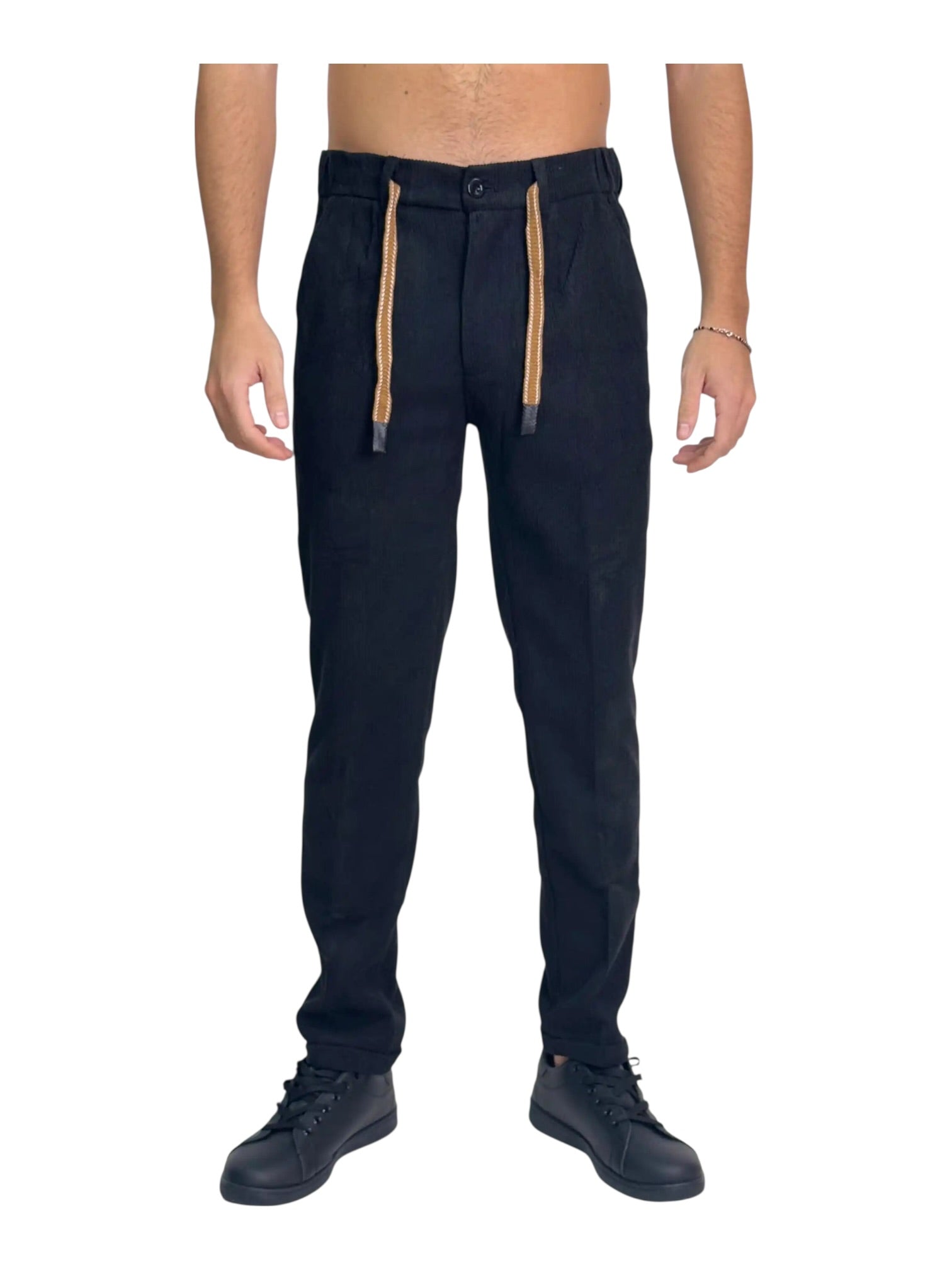 Pantalaccio velluto morbido con coulisse