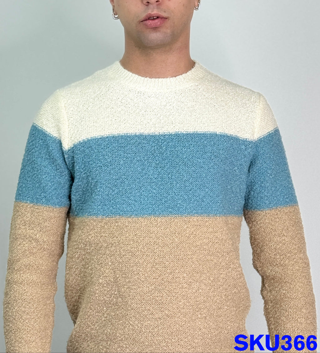 Maglione tricolore VECIENZ