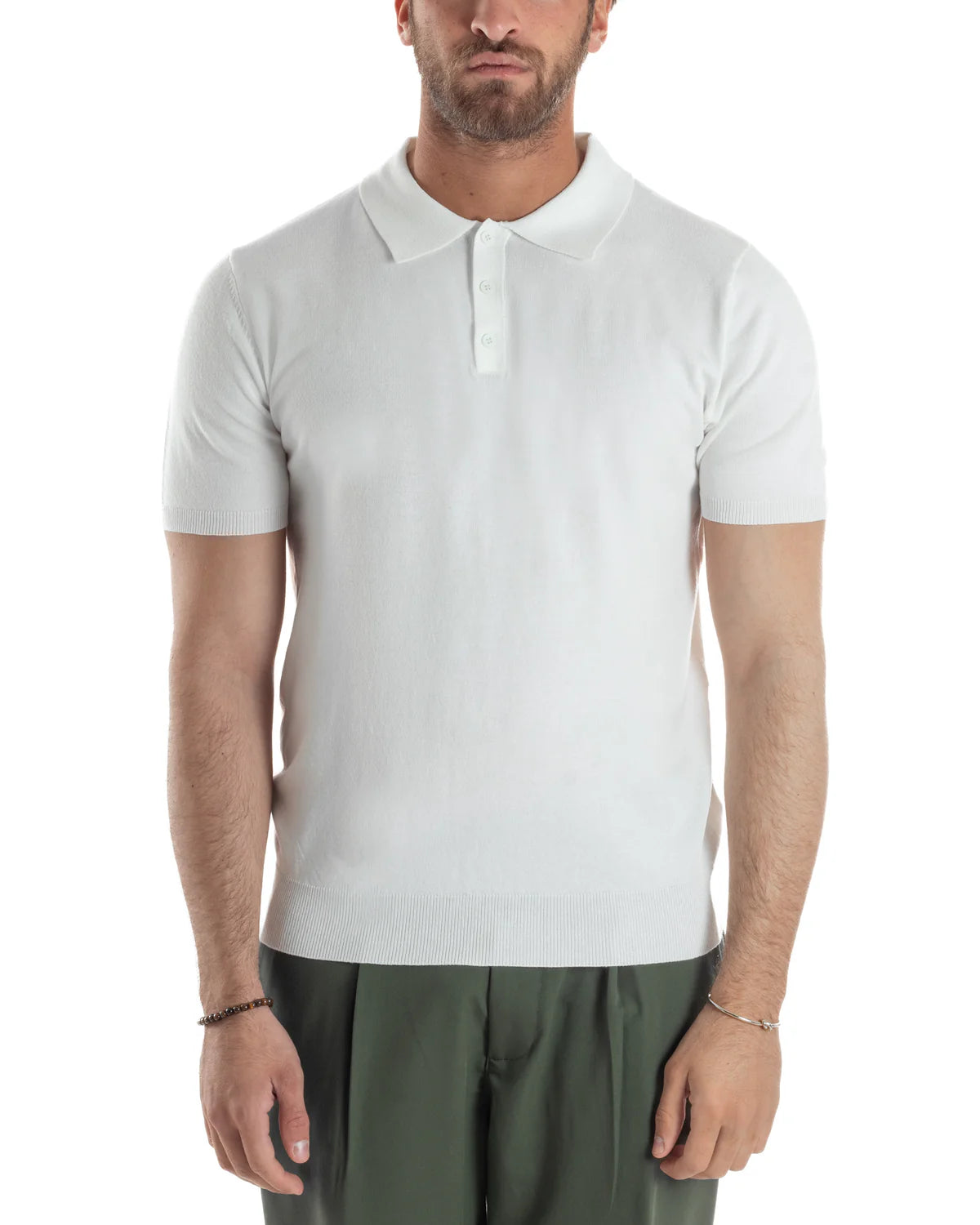 Polo in filo morbida e comoda J689