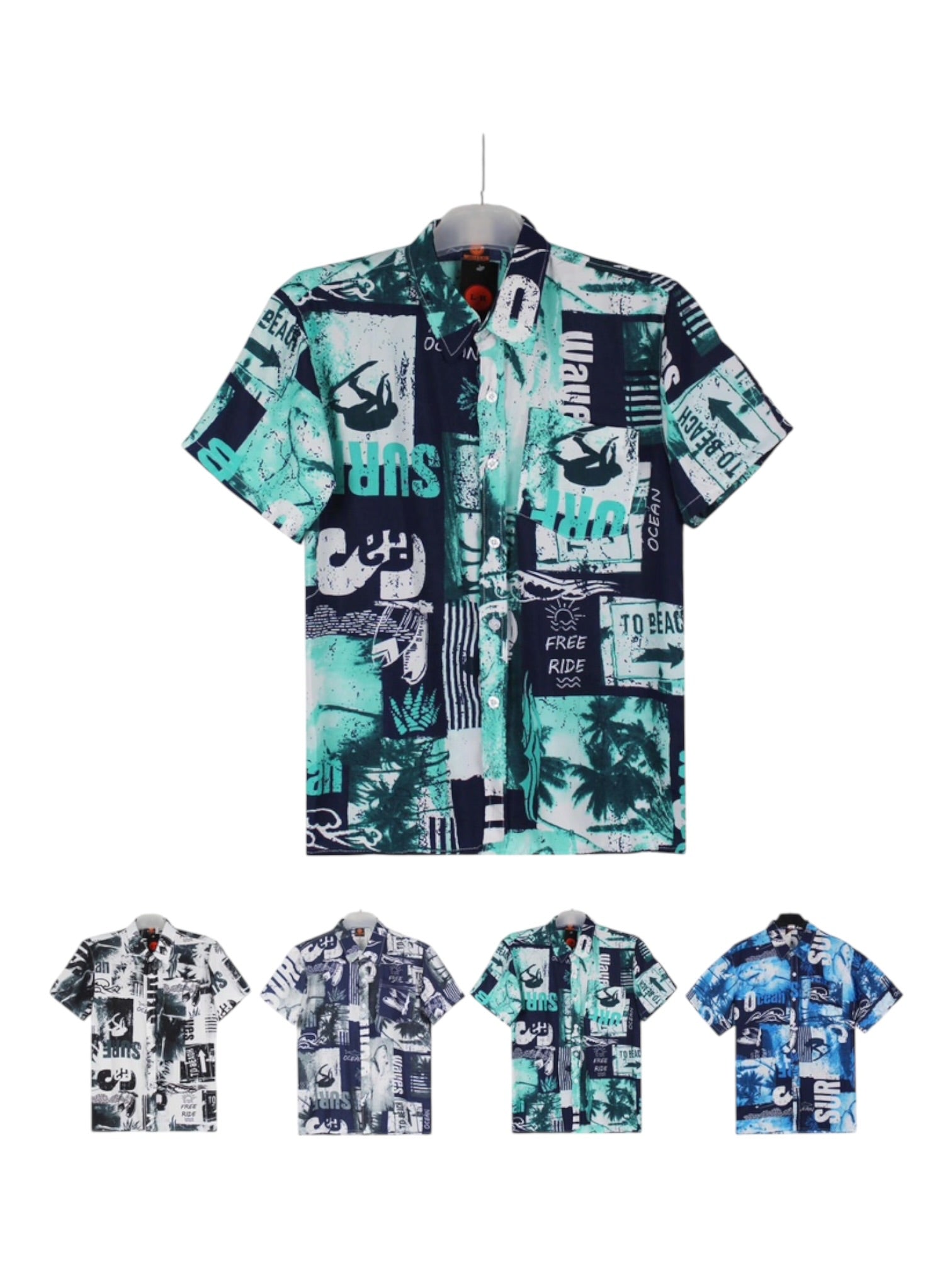 Camicia con fantasia