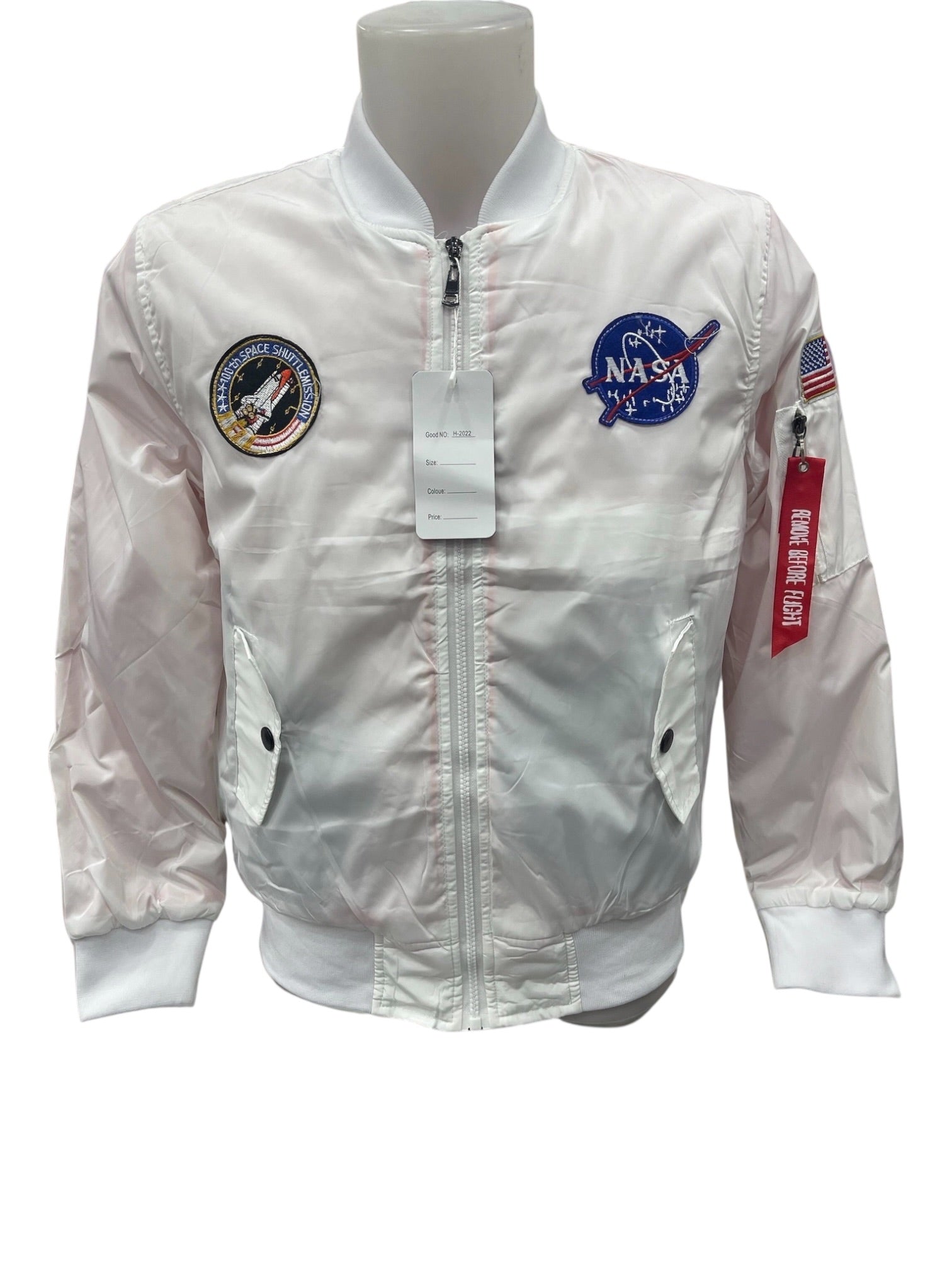 Bomber caldo con zip e tasche