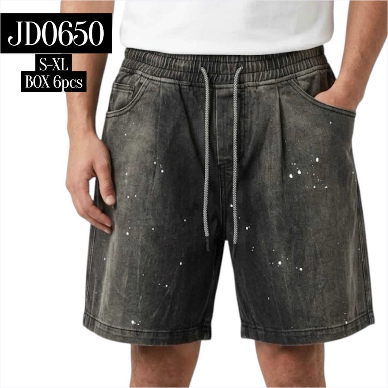 Bermuda jeans baggy fit 1