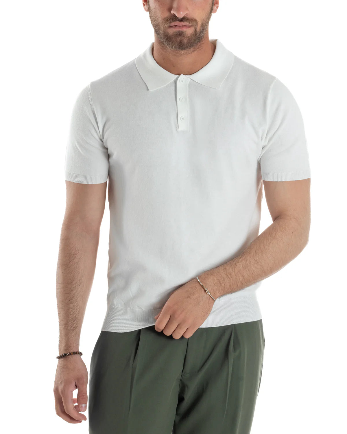 Polo in filo morbida e comoda J689