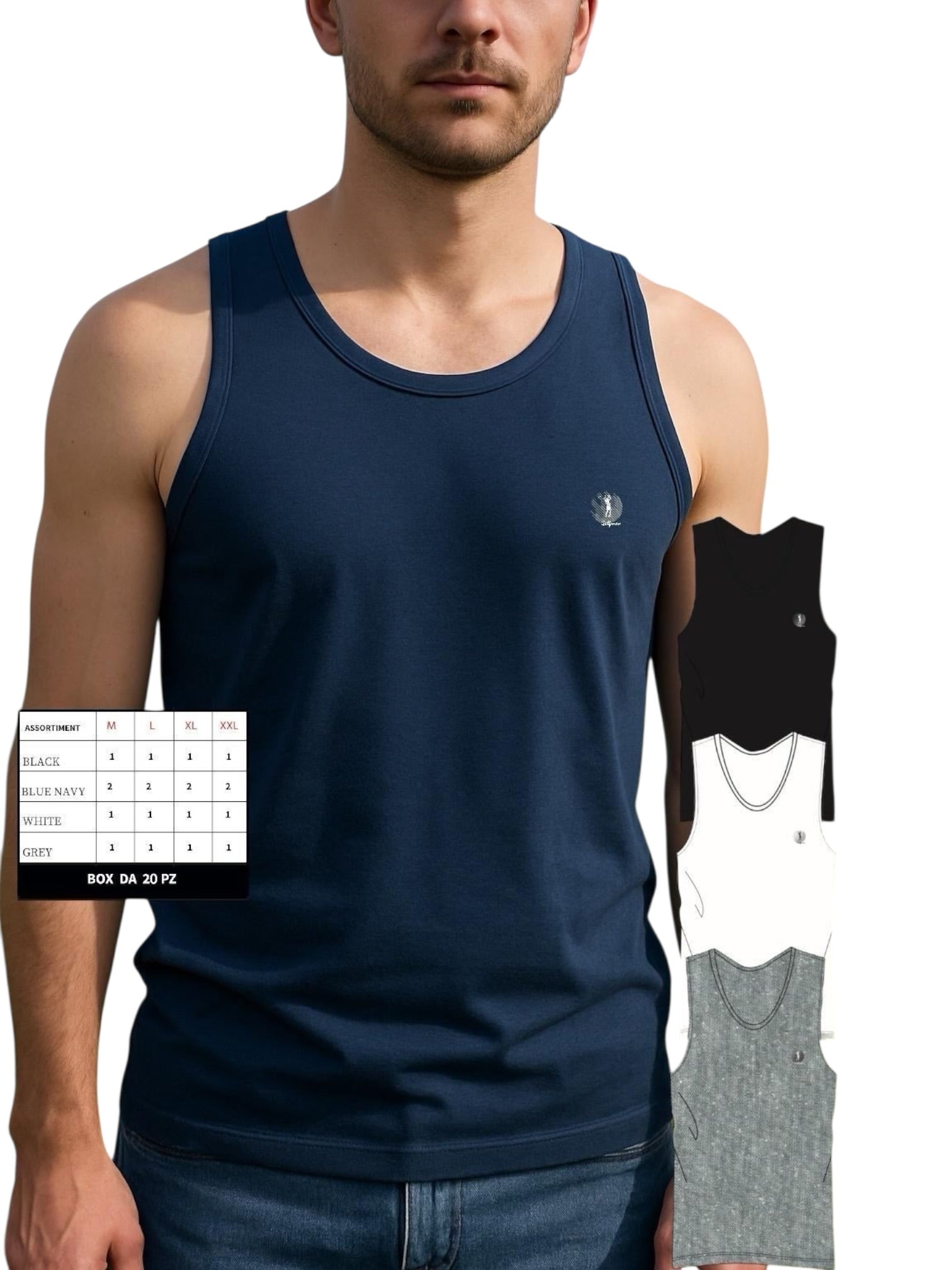 Canottiera morbida ed elastica