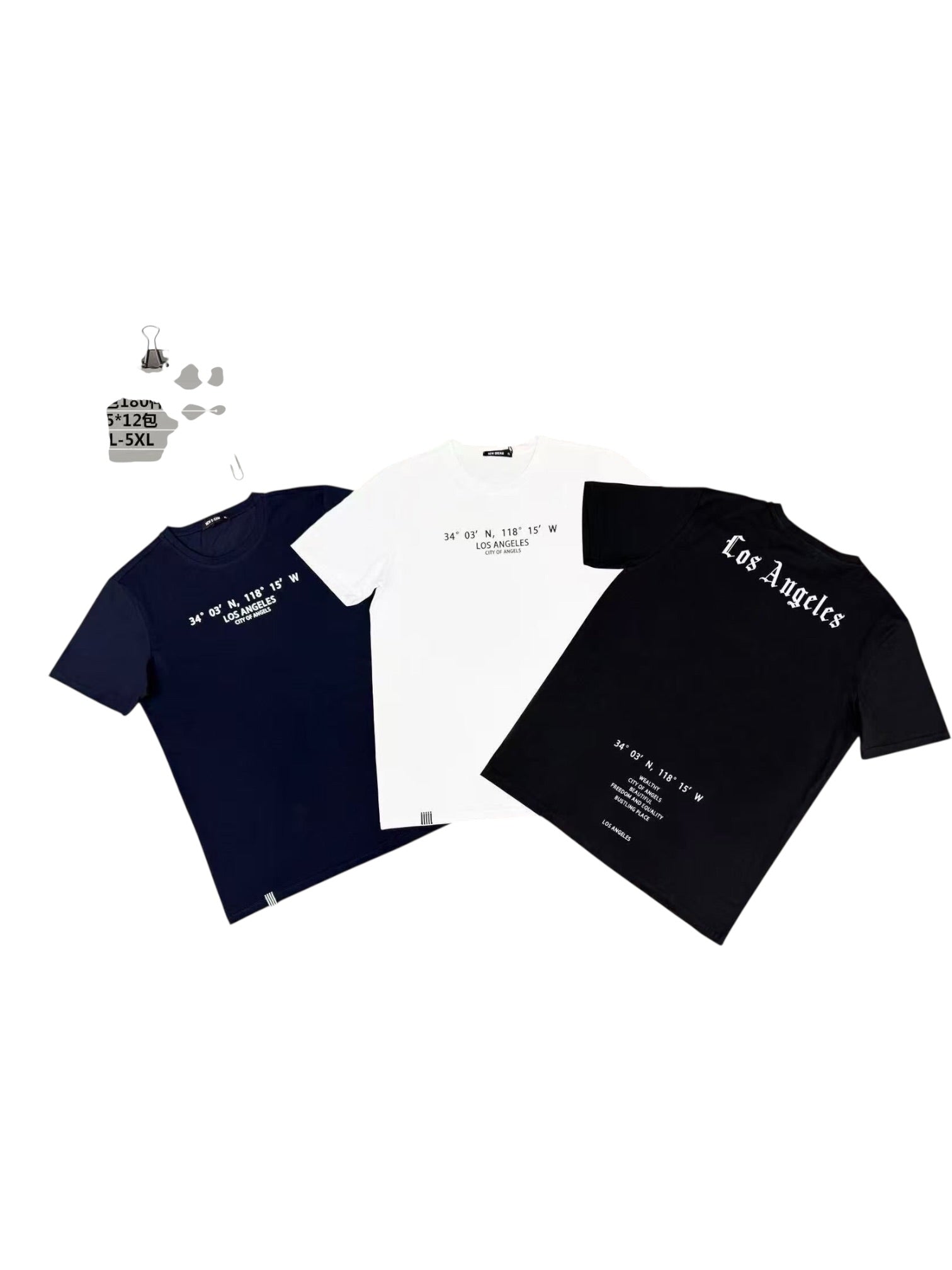 Maglia in cotone leggero con scritta 2 CALIBRATA