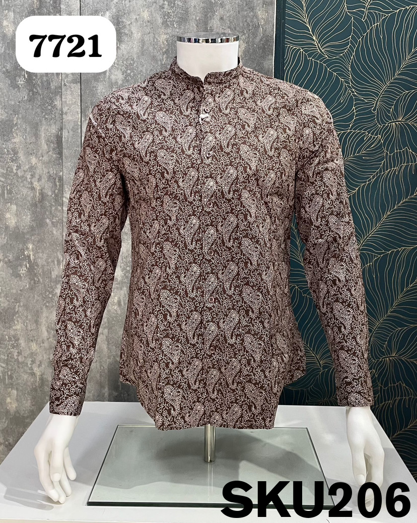 Camicia slim cotone LUTHOR