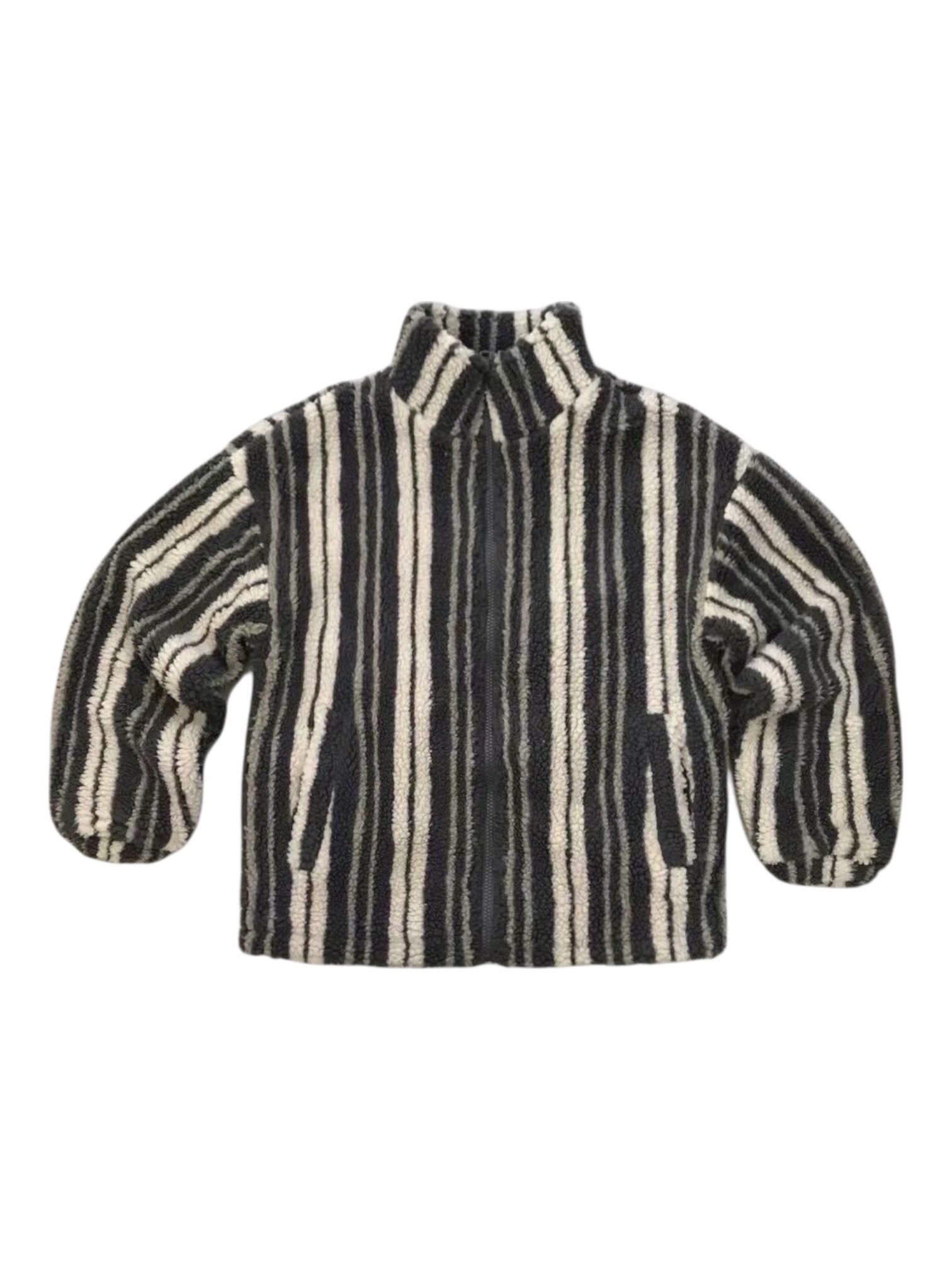 Giubbino in pile con zip