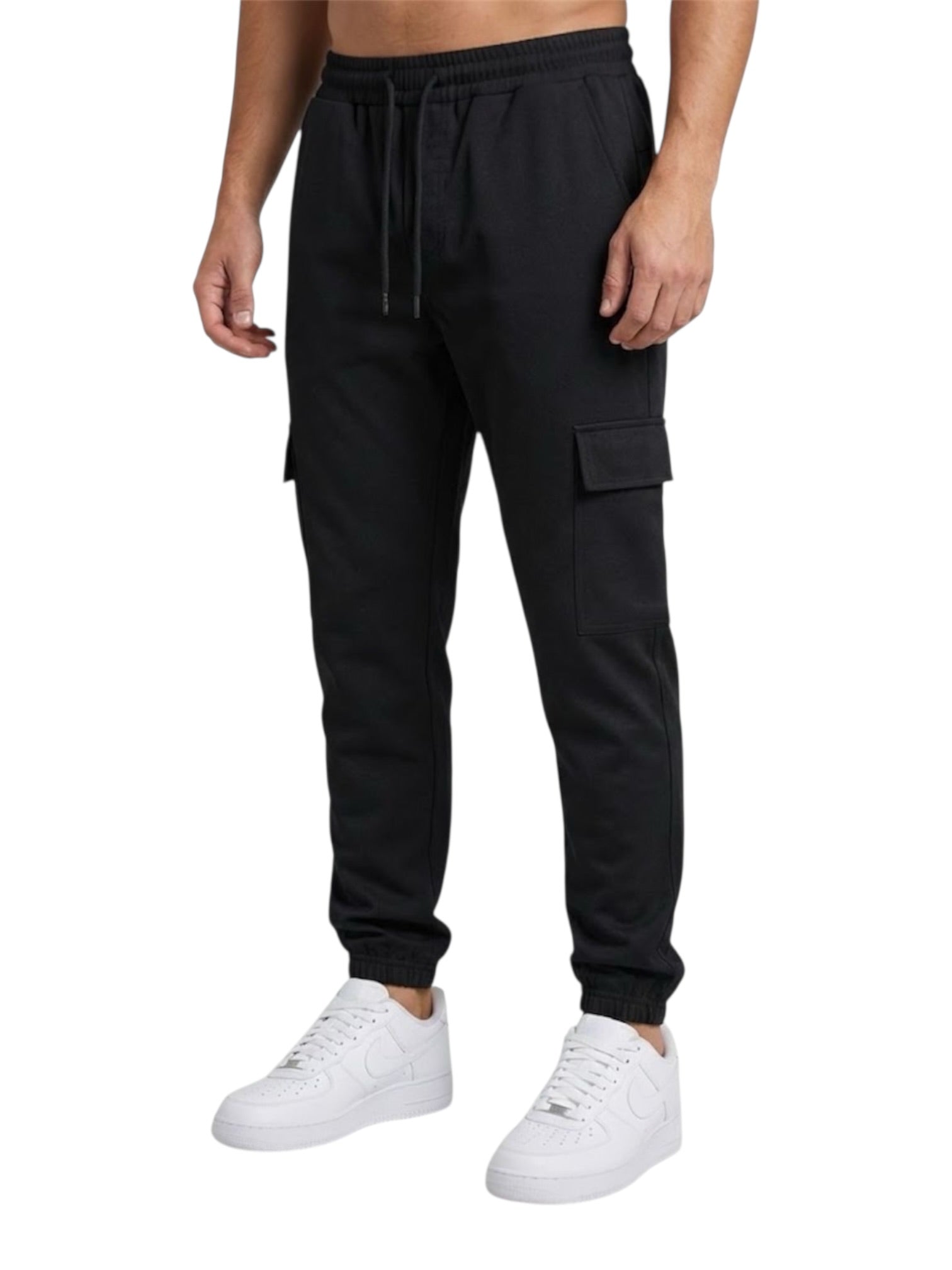 Pantalone cargo con lacci leggero