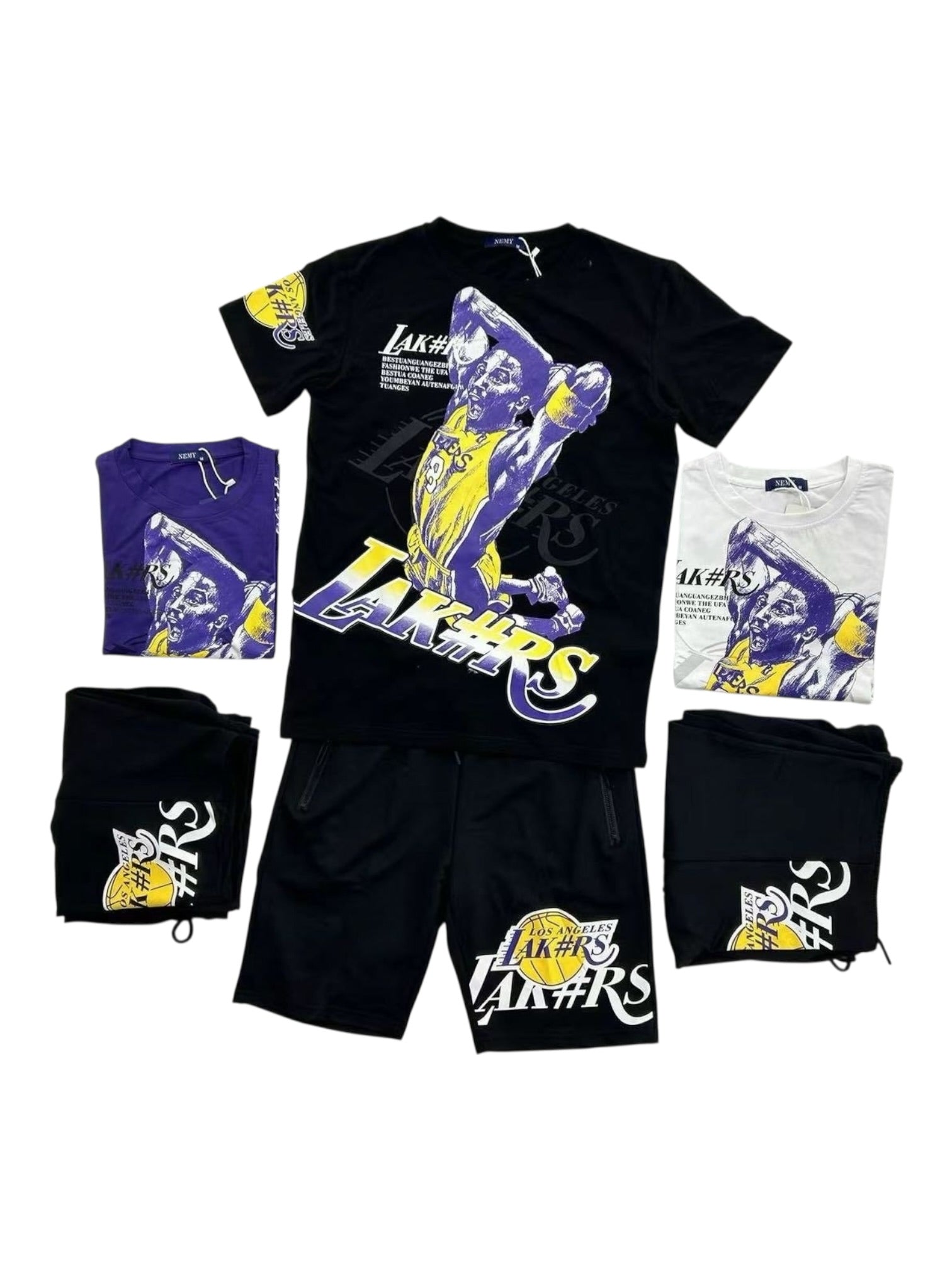 Completo uomo estivo in cotone leggero basket