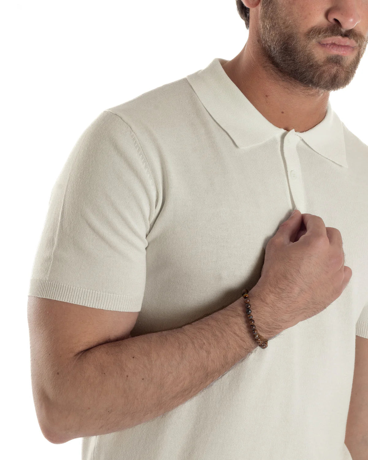 Polo in filo morbida e comoda J689