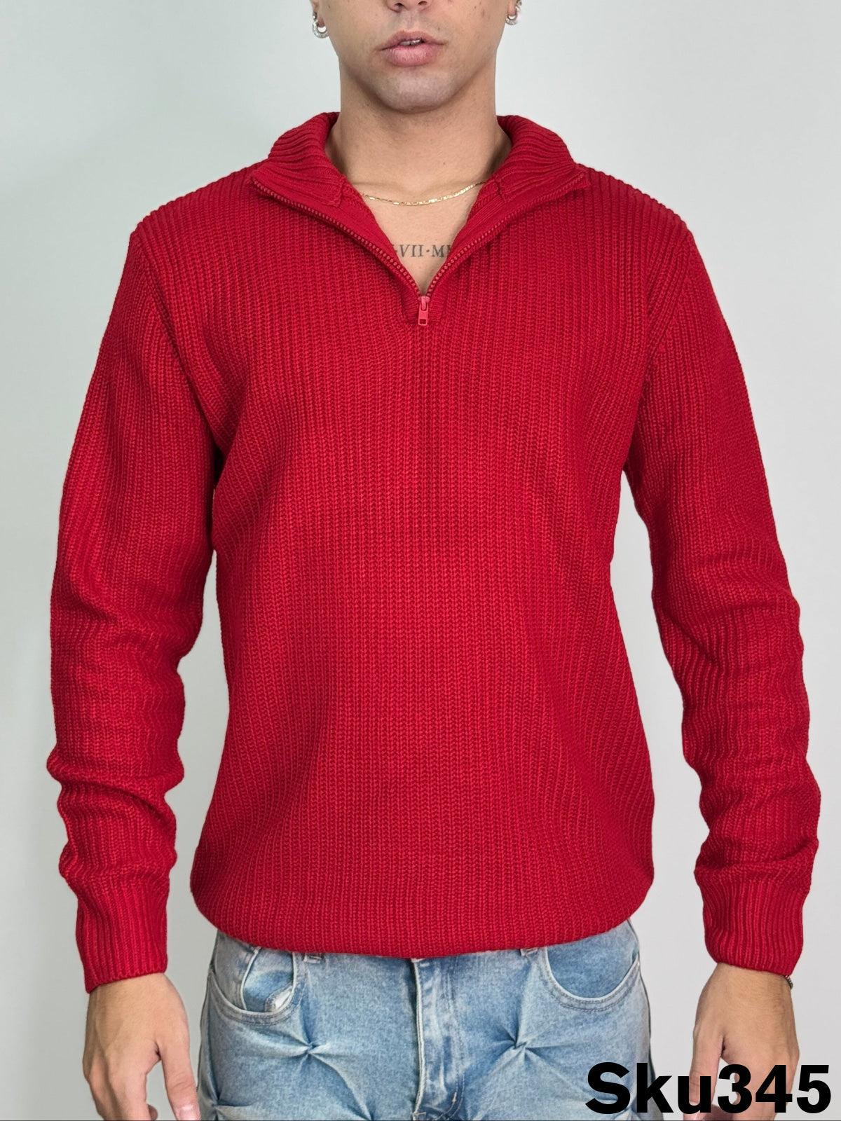 Maglione mezza zip MESSI