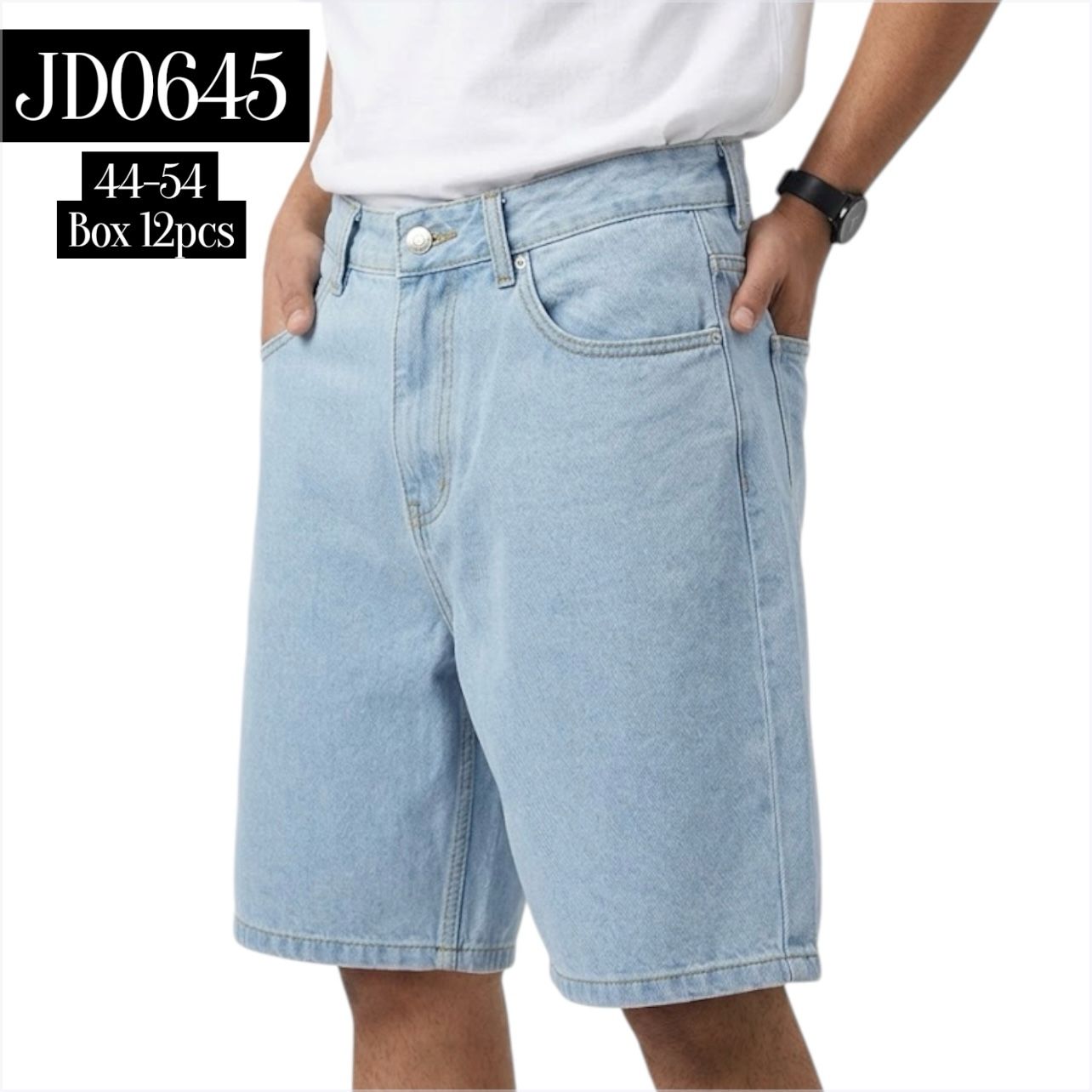 Bermuda jeans baggy fit 6