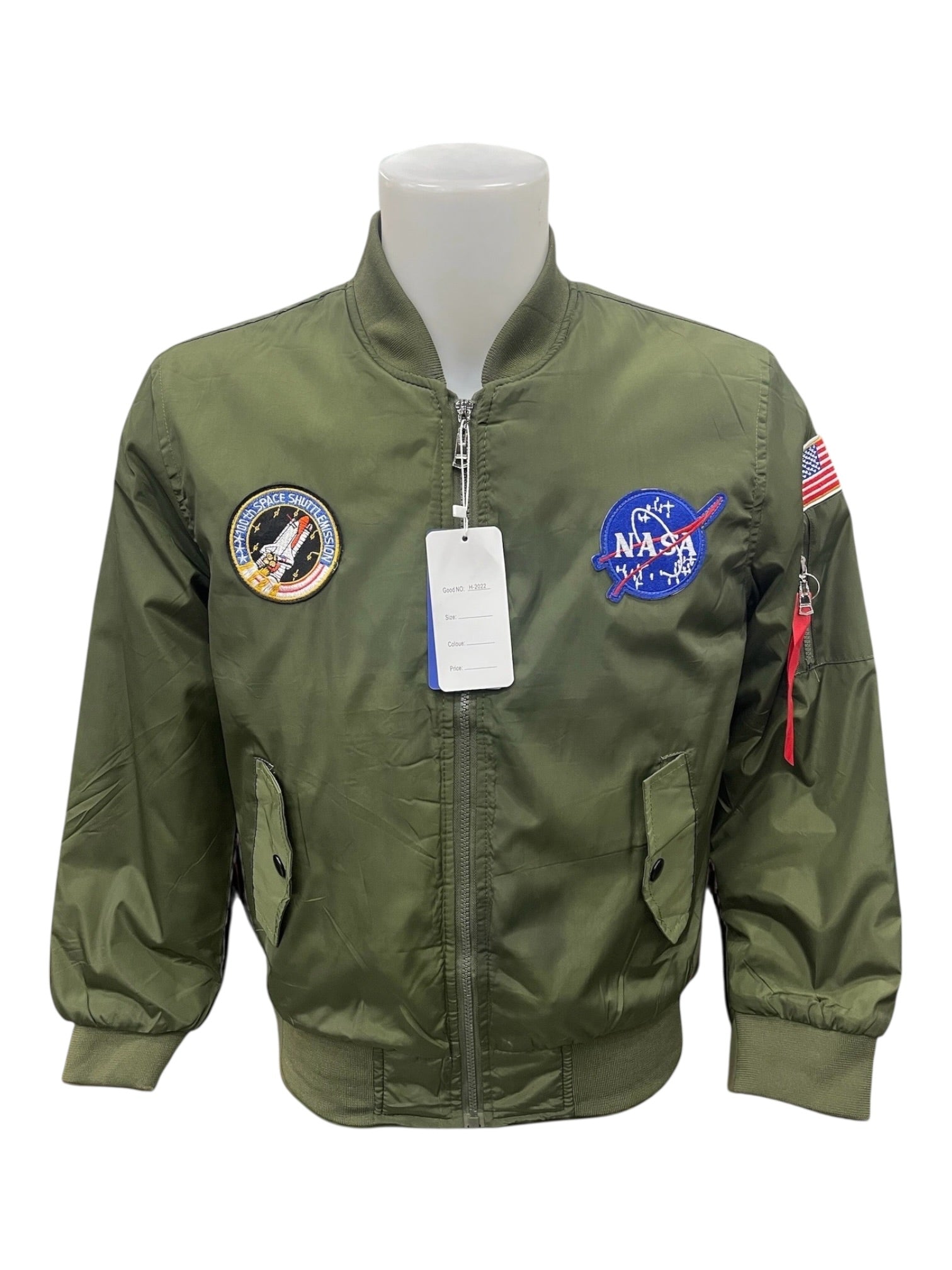 Bomber caldo e soffice con zip e tasche